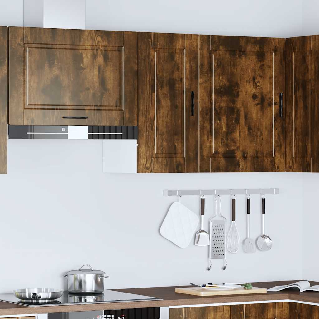 vidaXL Meuble haut de cuisine Porto Chêne fumé Bois d'ingénierie