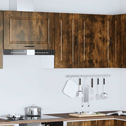 vidaXL Meuble haut de cuisine Porto Chêne fumé Bois d'ingénierie