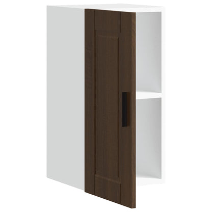 vidaXL Küchen-Hängeschrank Porto Braun Eichen-Optik Holzwerkstoff
