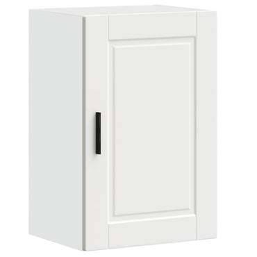 vidaXL Armoire haute de cuisine Porto blanc en bois d'ingénierie