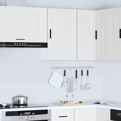 vidaXL Armoire haute de cuisine Porto blanc en bois d'ingénierie