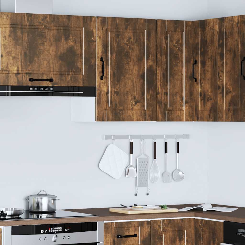 vidaXL Küchen-Hängeschrank Porto Räuchereiche Holzwerkstoff
