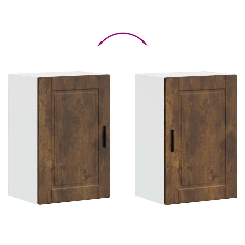 vidaXL Küchen-Hängeschrank Porto Räuchereiche Holzwerkstoff