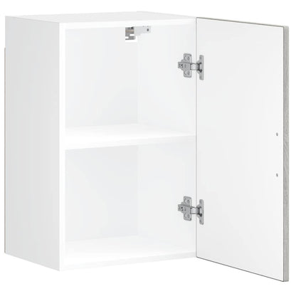 vidaXL Meuble haut de cuisine Porto gris en bois d'ingénierie aspect chêne Sonoma