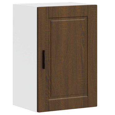 vidaXL Meuble haut de cuisine Porto marron aspect chêne en bois d'ingénierie
