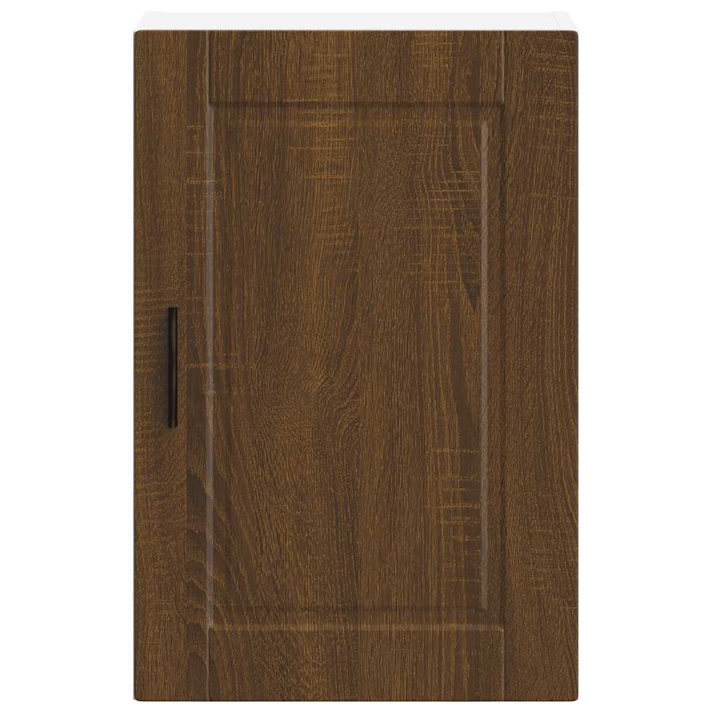 vidaXL Meuble haut de cuisine Porto marron aspect chêne en bois d'ingénierie