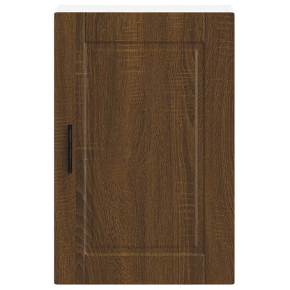 vidaXL Meuble haut de cuisine Porto marron aspect chêne en bois d'ingénierie