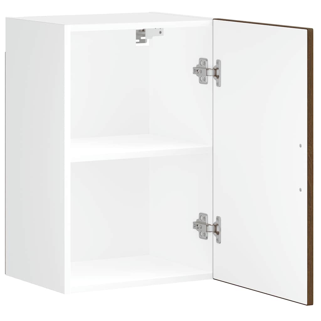 vidaXL Meuble haut de cuisine Porto marron aspect chêne en bois d'ingénierie