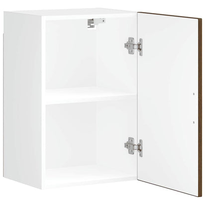 vidaXL Meuble haut de cuisine Porto marron aspect chêne en bois d'ingénierie