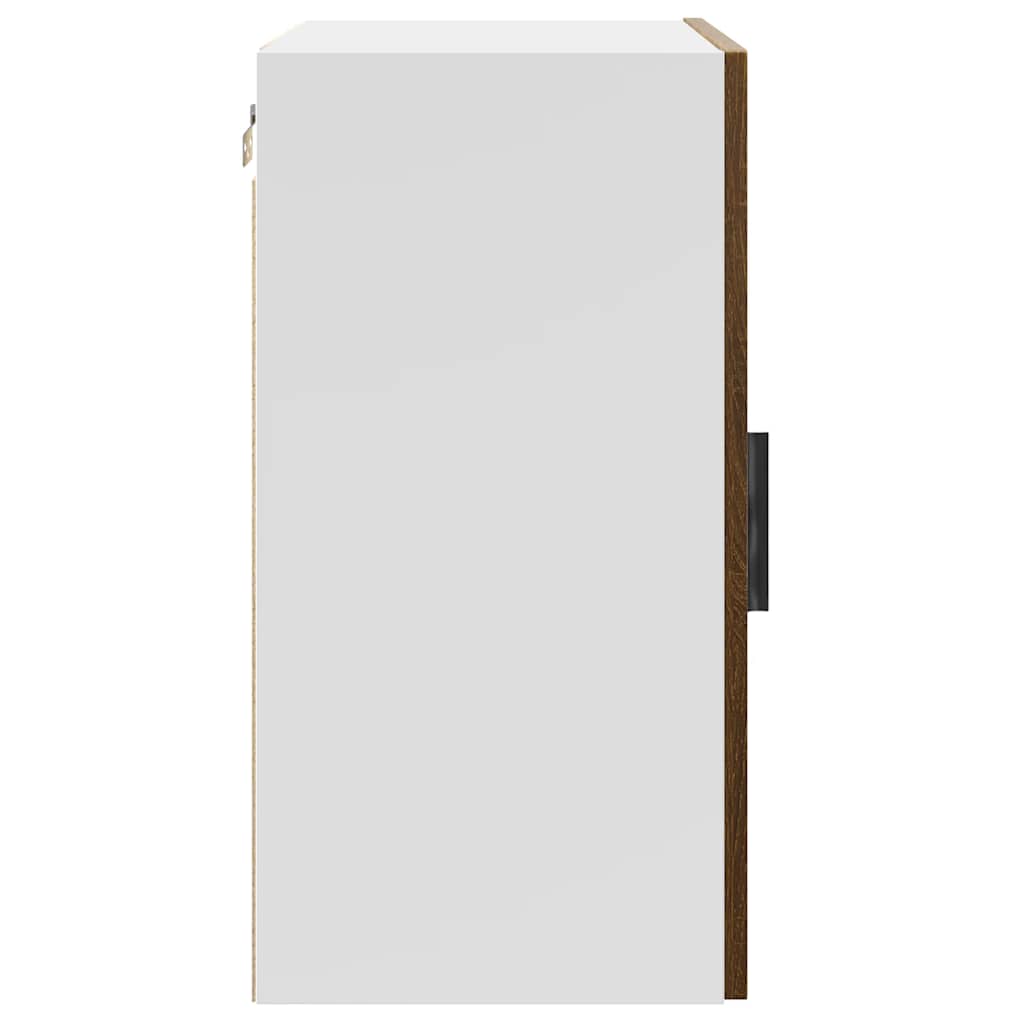 vidaXL Meuble haut de cuisine Porto marron aspect chêne en bois d'ingénierie