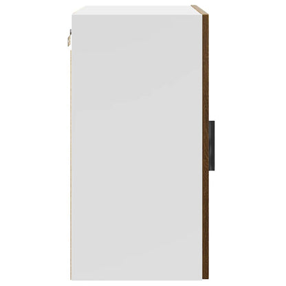 vidaXL Meuble haut de cuisine Porto marron aspect chêne en bois d'ingénierie