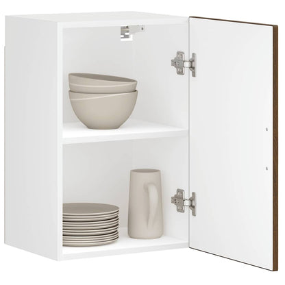 vidaXL Meuble haut de cuisine Porto marron aspect chêne en bois d'ingénierie