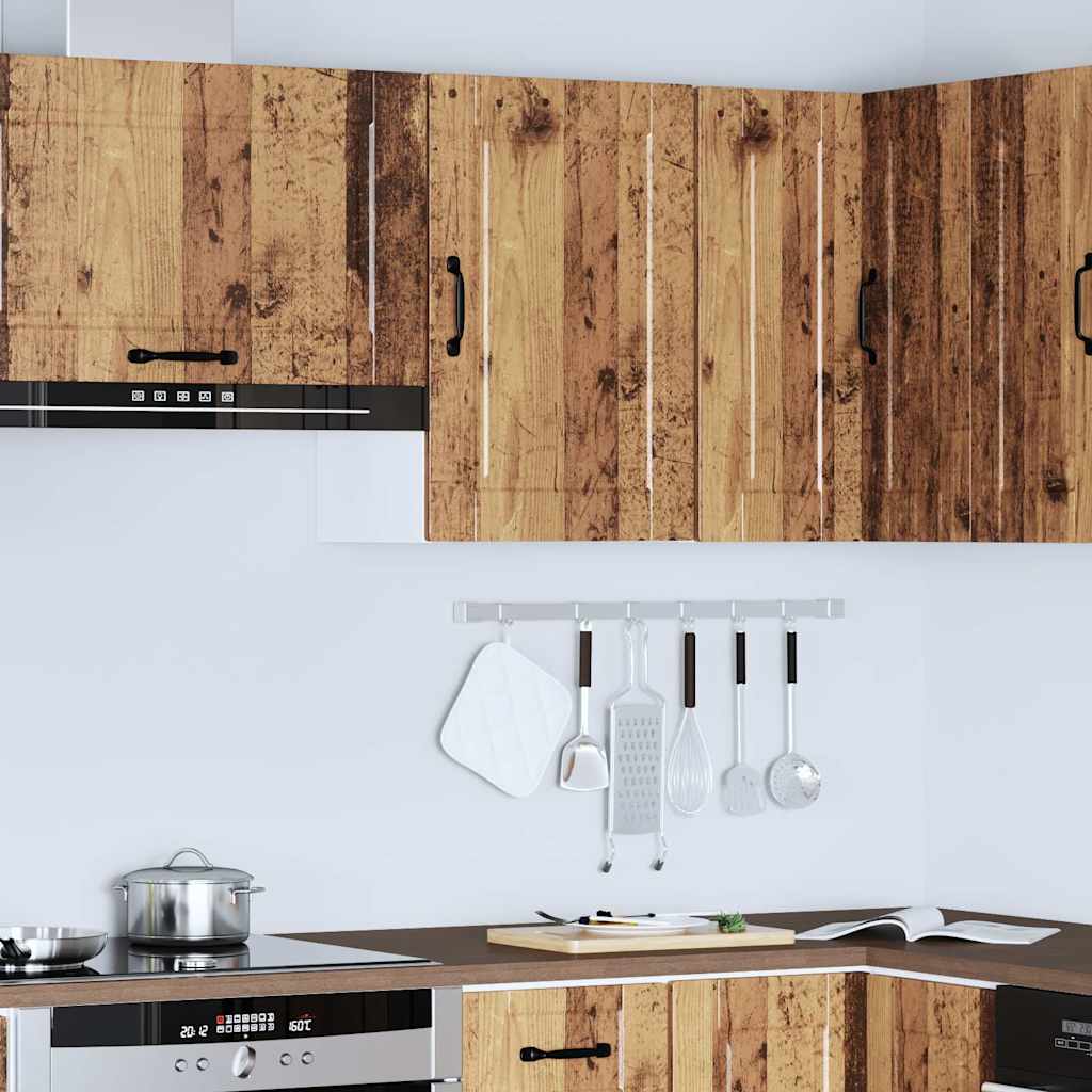vidaXL Küchen-Hängeschrank Porto Altholz-Optik Holzwerkstoff