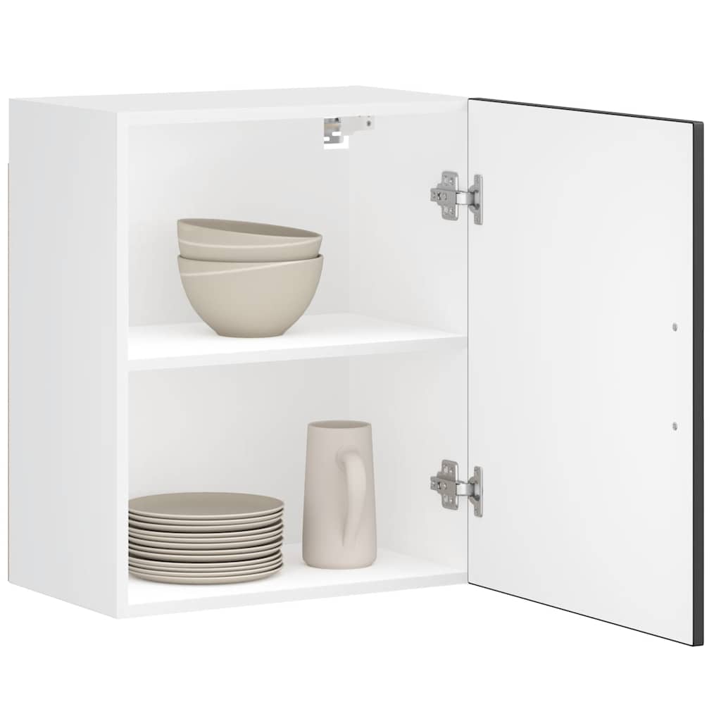 Küchen-Hängeschrank Porto Schwarz Holzwerkstoff