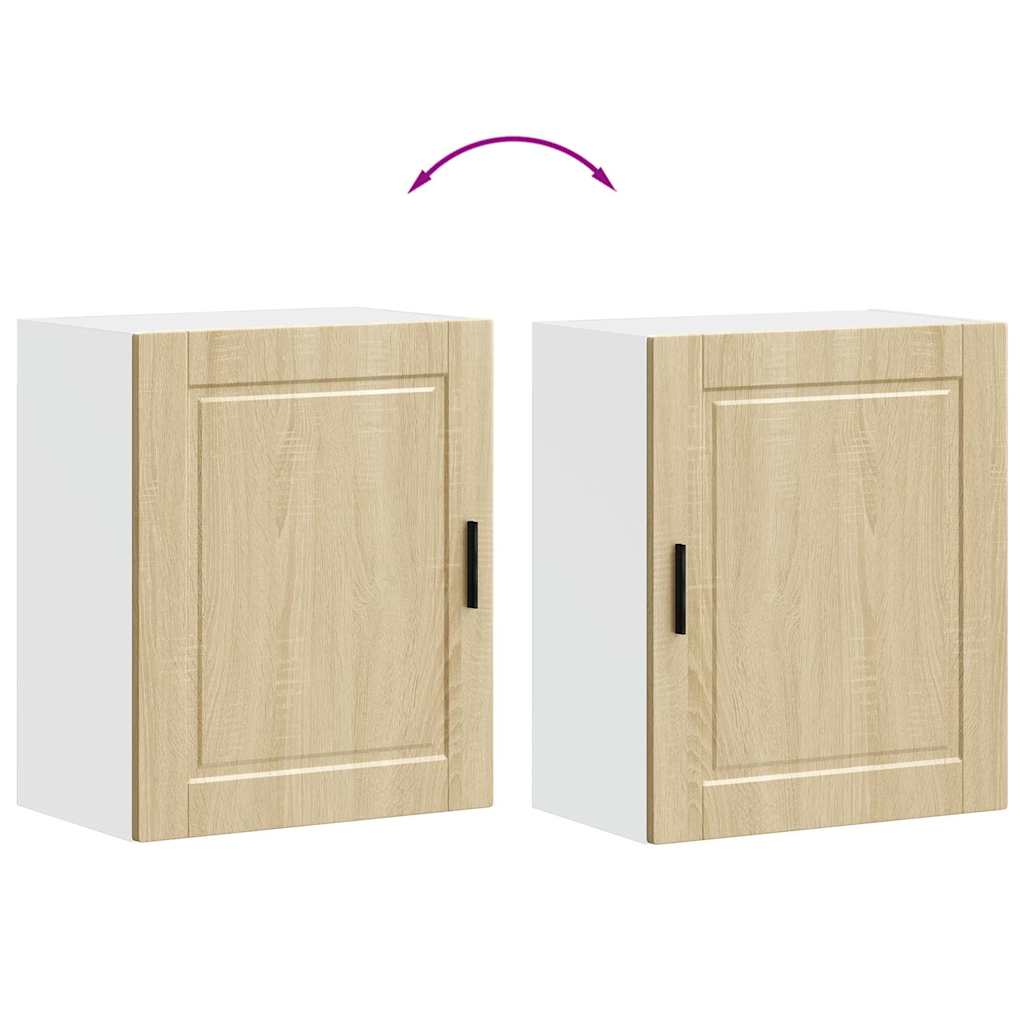 vidaXL Küchen-Hängeschrank Porto Sonoma-Eiche Holzwerkstoff
