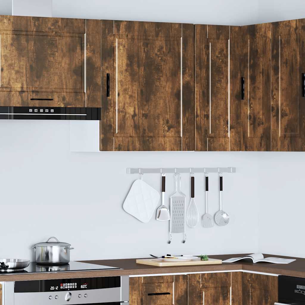 vidaXL Küchen-Hängeschrank Porto Räuchereiche Holzwerkstoff