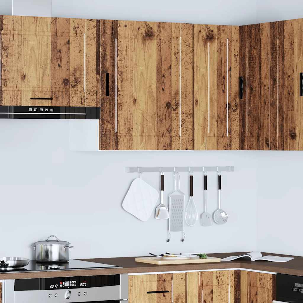 vidaXL Küchen-Hängeschrank Porto Altholz-Optik Holzwerkstoff