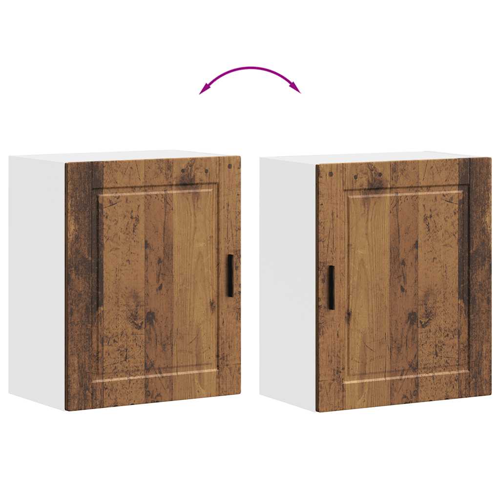 vidaXL Küchen-Hängeschrank Porto Altholz-Optik Holzwerkstoff