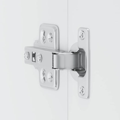 vidaXL Meuble haut de cuisine Porto blanc brillant en bois d'ingénierie