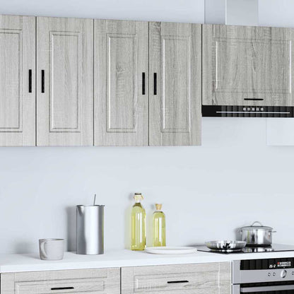 vidaXL Küchen-Hängeschrank Porto Grau Sonoma Holzwerkstoff