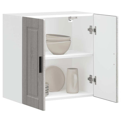 vidaXL Küchen-Hängeschrank Porto Grau Sonoma Holzwerkstoff
