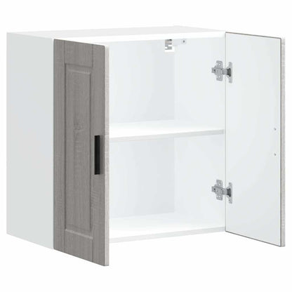 vidaXL Küchen-Hängeschrank Porto Grau Sonoma Holzwerkstoff