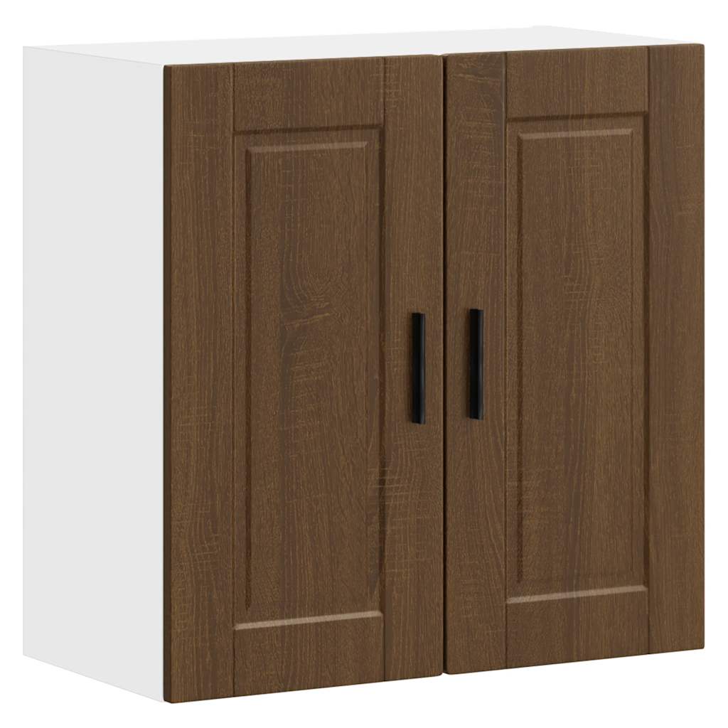 vidaXL Küchen-Hängeschrank Porto Braun Eichen-Optik Holzwerkstoff