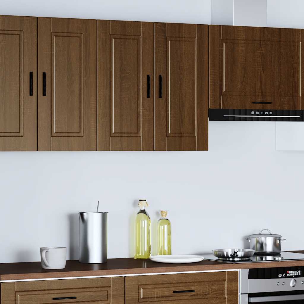vidaXL Küchen-Hängeschrank Porto Braun Eichen-Optik Holzwerkstoff