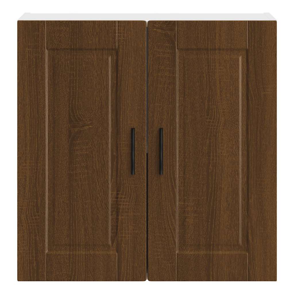 vidaXL Küchen-Hängeschrank Porto Braun Eichen-Optik Holzwerkstoff