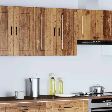 vidaXL Meuble haut de cuisine Porto effet bois vieilli, bois d'ingénierie