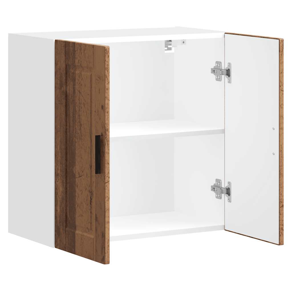 vidaXL Meuble haut de cuisine Porto effet bois vieilli, bois d'ingénierie