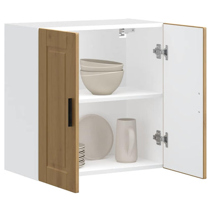 vidaXL Küchen-Hängeschrank Porto Artisan-Eiche Holzwerkstoff