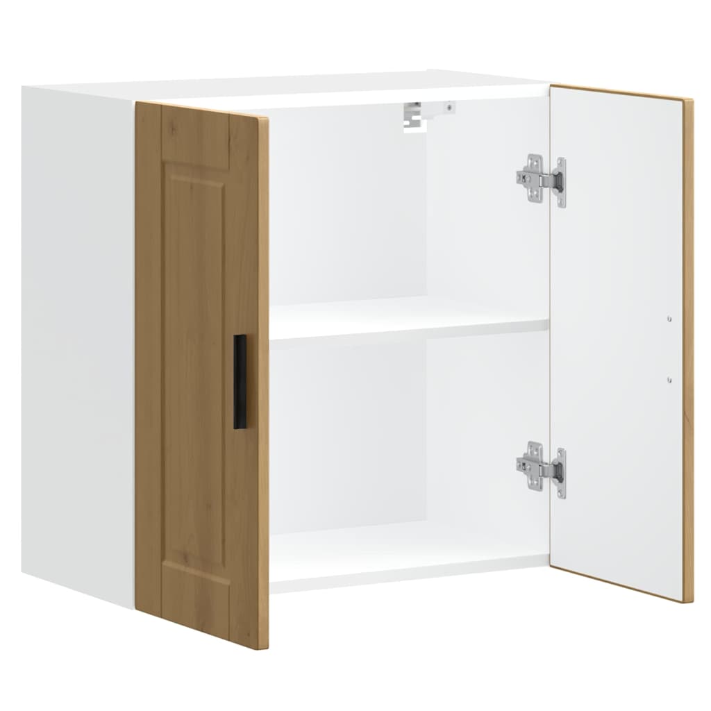 vidaXL Küchen-Hängeschrank Porto Artisan-Eiche Holzwerkstoff