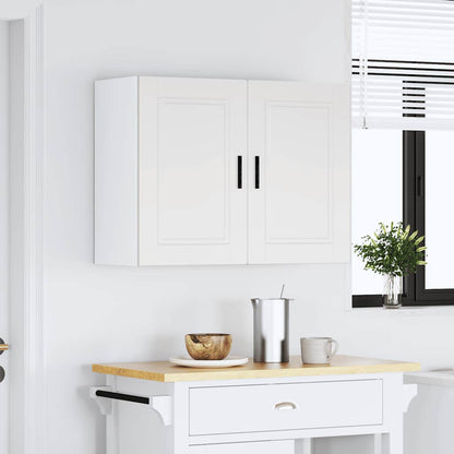 vidaXL Küchen-Hängeschrank Porto Weiß Holzwerkstoff