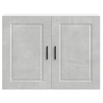 vidaXL Küchen-Hängeschrank Porto Betongrau Holzwerkstoff