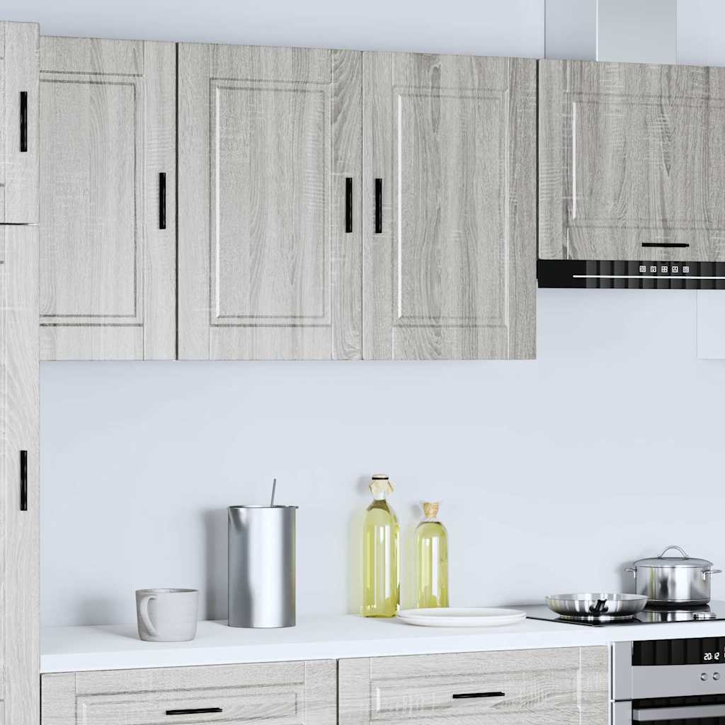 vidaXL Küchen-Hängeschrank Porto Grau Sonoma Holzwerkstoff