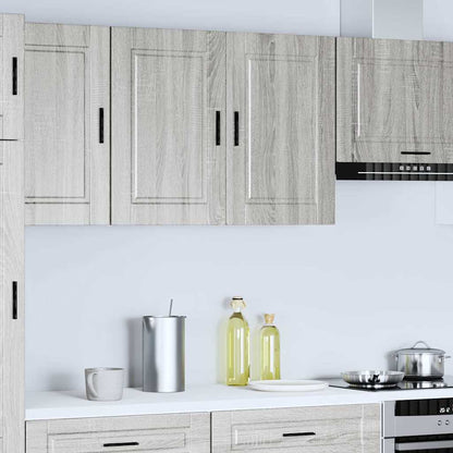 vidaXL Küchen-Hängeschrank Porto Grau Sonoma Holzwerkstoff
