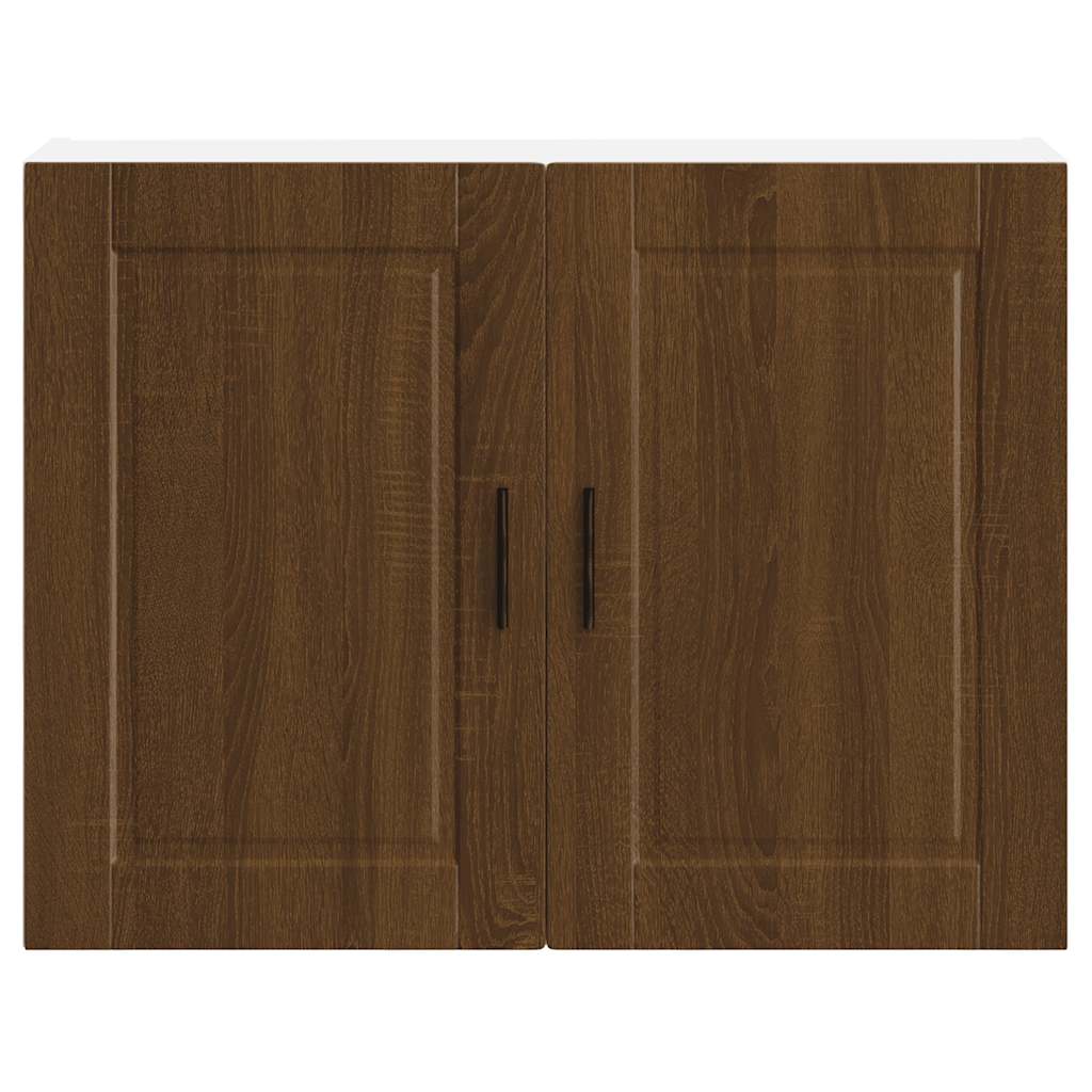 vidaXL Meuble haut de cuisine Porto Chêne marron en bois d'ingénierie