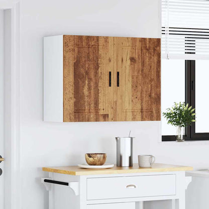 vidaXL Meuble haut de cuisine Porto effet bois de récupération en bois d'ingénierie