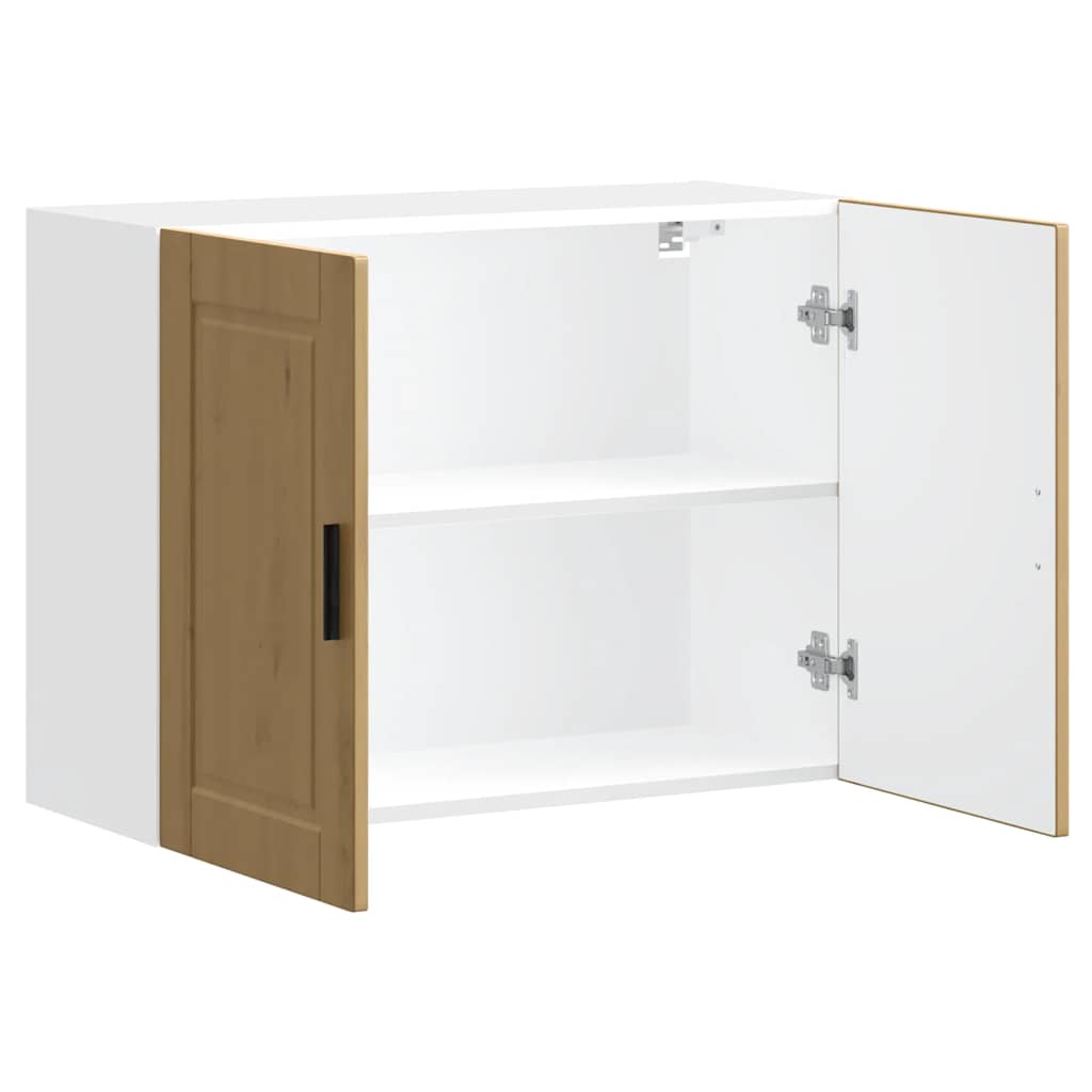 vidaXL Meuble haut de cuisine Porto Chêne Artisan Bois d'ingénierie