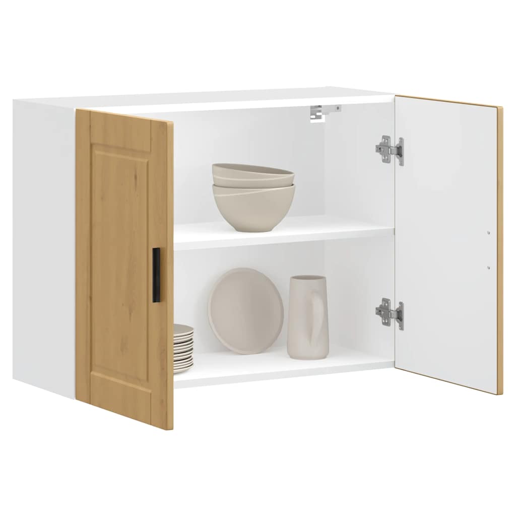 vidaXL Meuble haut de cuisine Porto Chêne Artisan Bois d'ingénierie