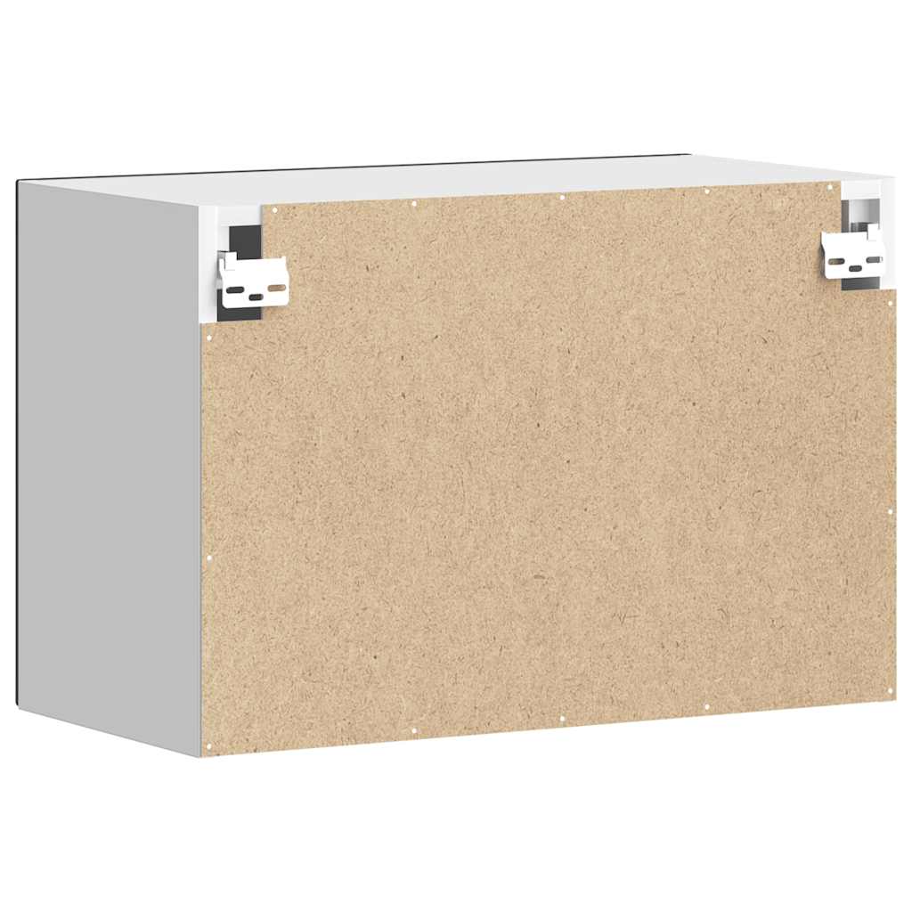 vidaXL Küchen-Hängeschrank Porto Schwarz Holzwerkstoff
