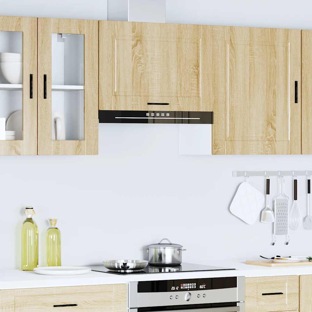 vidaXL Armoire haute de cuisine Porto chêne Sonoma en bois d'ingénierie
