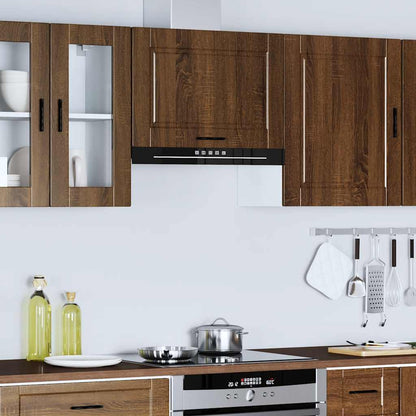 vidaXL Küchen-Hängeschrank Porto Braun Eichen-Optik Holzwerkstoff