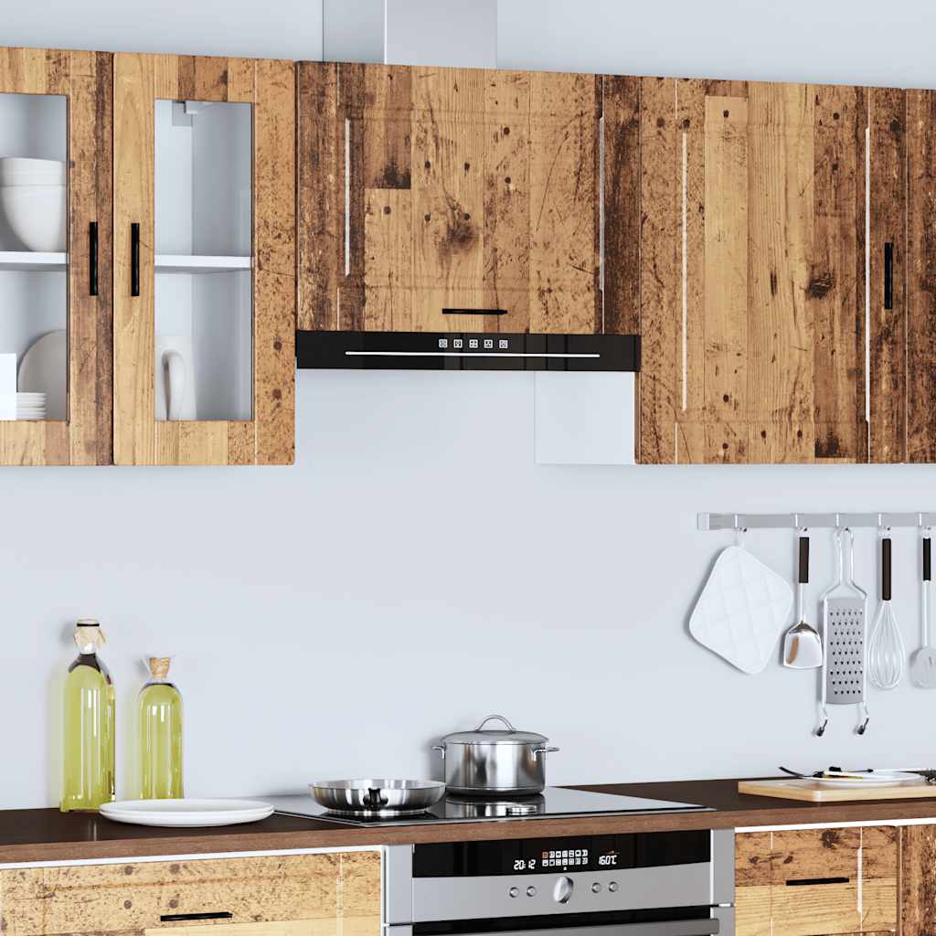 vidaXL Küchen-Hängeschrank Porto Altholz-Optik Holzwerkstoff