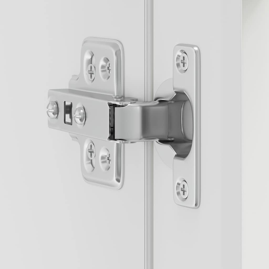 vidaXL Meuble haut de cuisine avec porte vitrée Porto Blanc