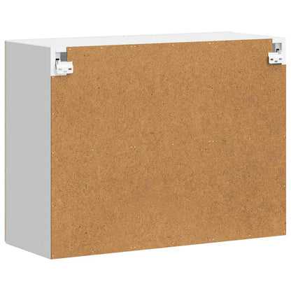 vidaXL Küchen-Hängeschrank mit Glastür Porto Sonoma-Eiche
