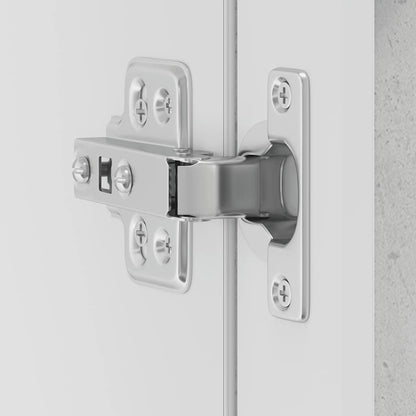 vidaXL Armoire haute de cuisine avec porte vitrée Porto Gris béton