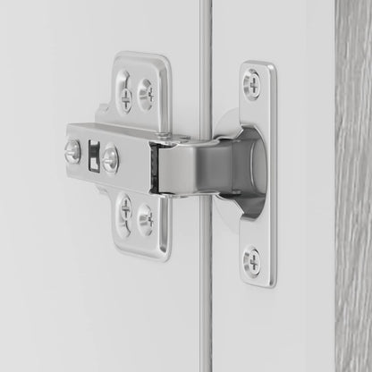 vidaXL Meuble haut de cuisine avec porte vitrée Porto Gris Sonoma