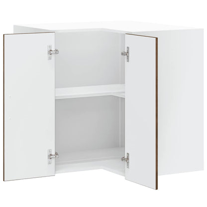 Küchen-Eckhängeschrank Porto Räuchereiche Holzwerkstoff